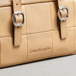 Alter/Ego Mini-Satchel aus Upcrafted-Leder mit Umhängeriemen und Schachbrettmuster*COACH Fashion