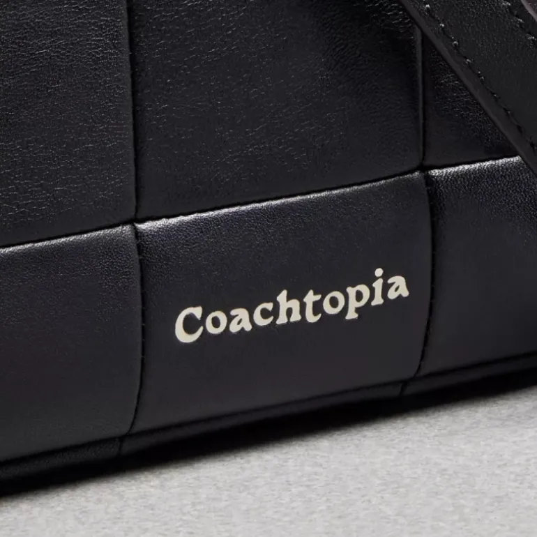 Alter/Ego Satchel aus Upcrafted-Leder im Schachbrettmuster*COACH Fashion