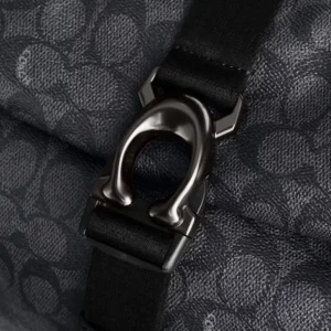 Beck Rolltop Rucksack Aus Signature Canvas*COACH Cheap