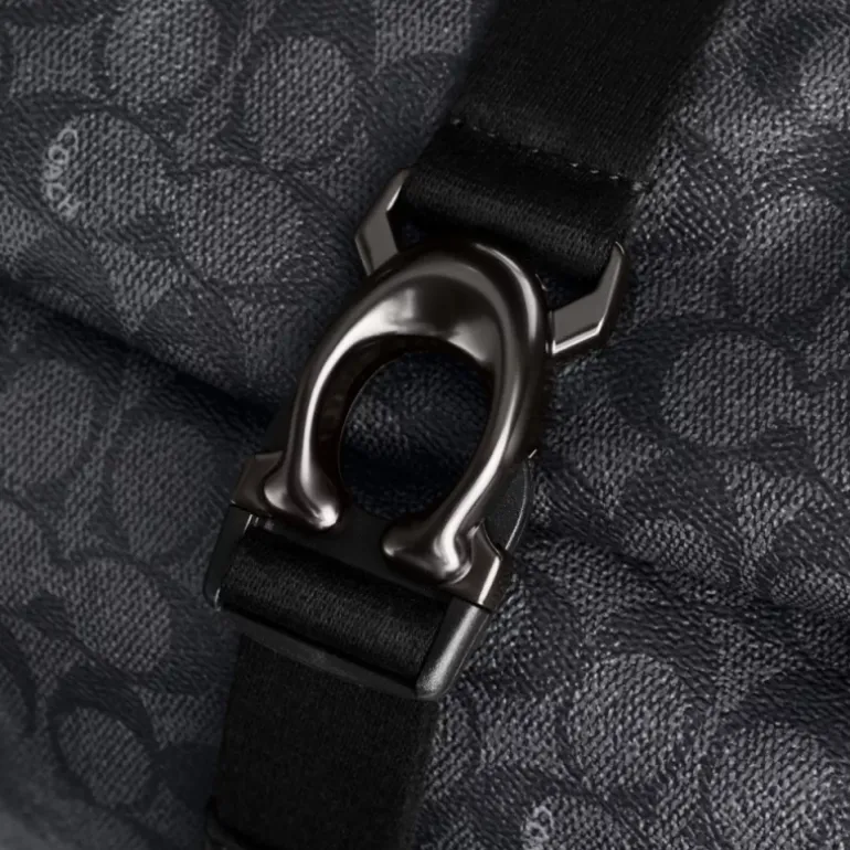 Beck Rolltop Rucksack Aus Signature Canvas*COACH Cheap