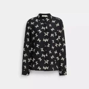 Bedruckte Bluse*COACH Cheap