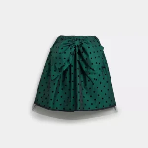 Beflockter Taft-Rock*COACH Outlet