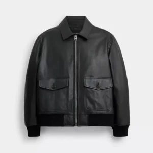 Bomberjacke aus Leder*COACH Outlet