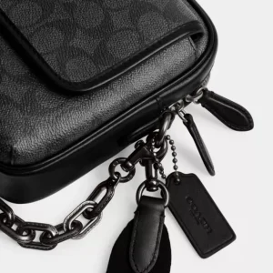 Charter Umhängetasche 24 Aus Signature Canvas Mit Umschlag*COACH New