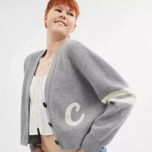 Cropped Caridgan Mit Signature Schriftzug*COACH Clearance