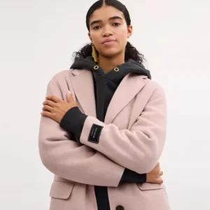 Doppelseitiger Mantel aus Wolle*COACH Sale