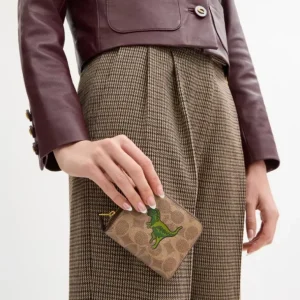Essential Faltportemonnaie aus Signature-Canvas mit Rexy-Print*COACH Shop