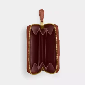 Essential kleines Kartenetui aus Signature-Canvas mit Rundumreißverschluss*COACH Cheap