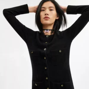 Gestricktes Cardigan Kleid*COACH Clearance