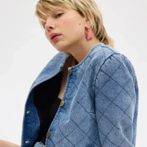 Heritage C Gesteppte Denim Jacke Aus Biobaumwolle*COACH Hot