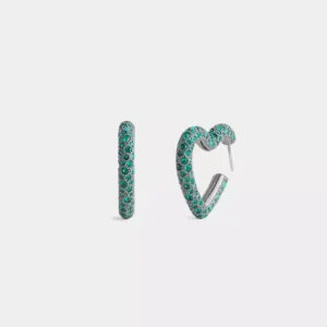 Herz-Creolen mit Pavé*COACH Hot