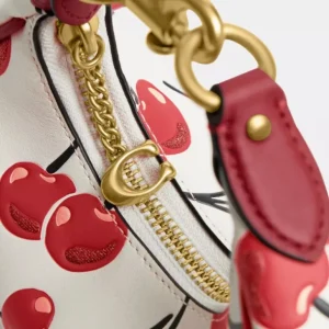 Jolie Tasche mit Kirschprint*COACH Cheap