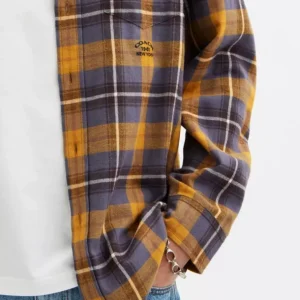 Kariertes Button-down-Hemd*COACH Cheap