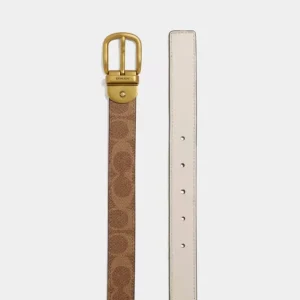 Klassischer Wendegürtel Aus Charakteristischem Canvas*COACH Hot