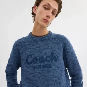 Rundhalspullover Aus Signature Strick*COACH Flash Sale