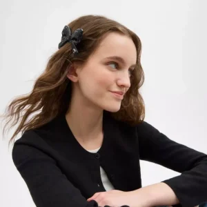 Schleifen-Haarspange mit Pavé*COACH Fashion