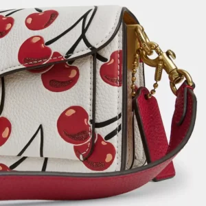 Tabby Schultertasche 20 mit Kirschprint*COACH New