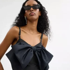 Taft-Oberteil mit Schleife*COACH Flash Sale