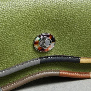 Wavy Dinky Mit Farbenfroher Einfassung Aus Upcrafted Leder*COACH Discount