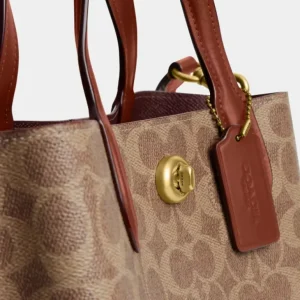 Willow Tote 24 Aus Signature Canvas*COACH Online